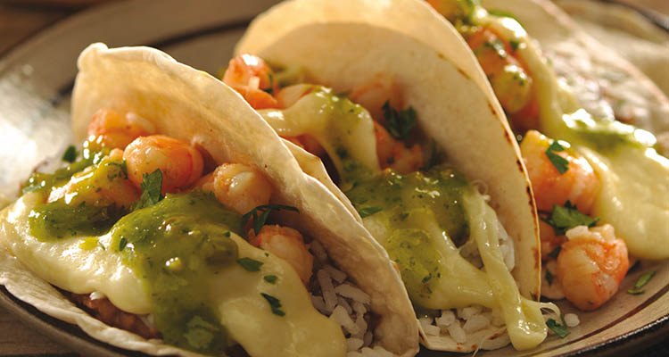 Shrimp and Cheese Tacos